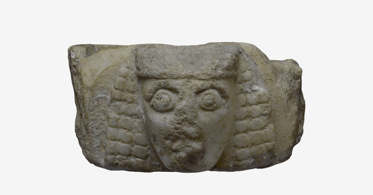 S81. Lucerna con protome umana | Fondazione Santarelli | Fondazione ...